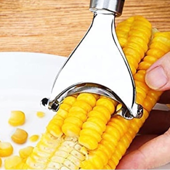 Corn Cob Peeler Kernel Cutter NEW in Box Stainless Steel and Orange Peeler Tool - Picture 1 of 12